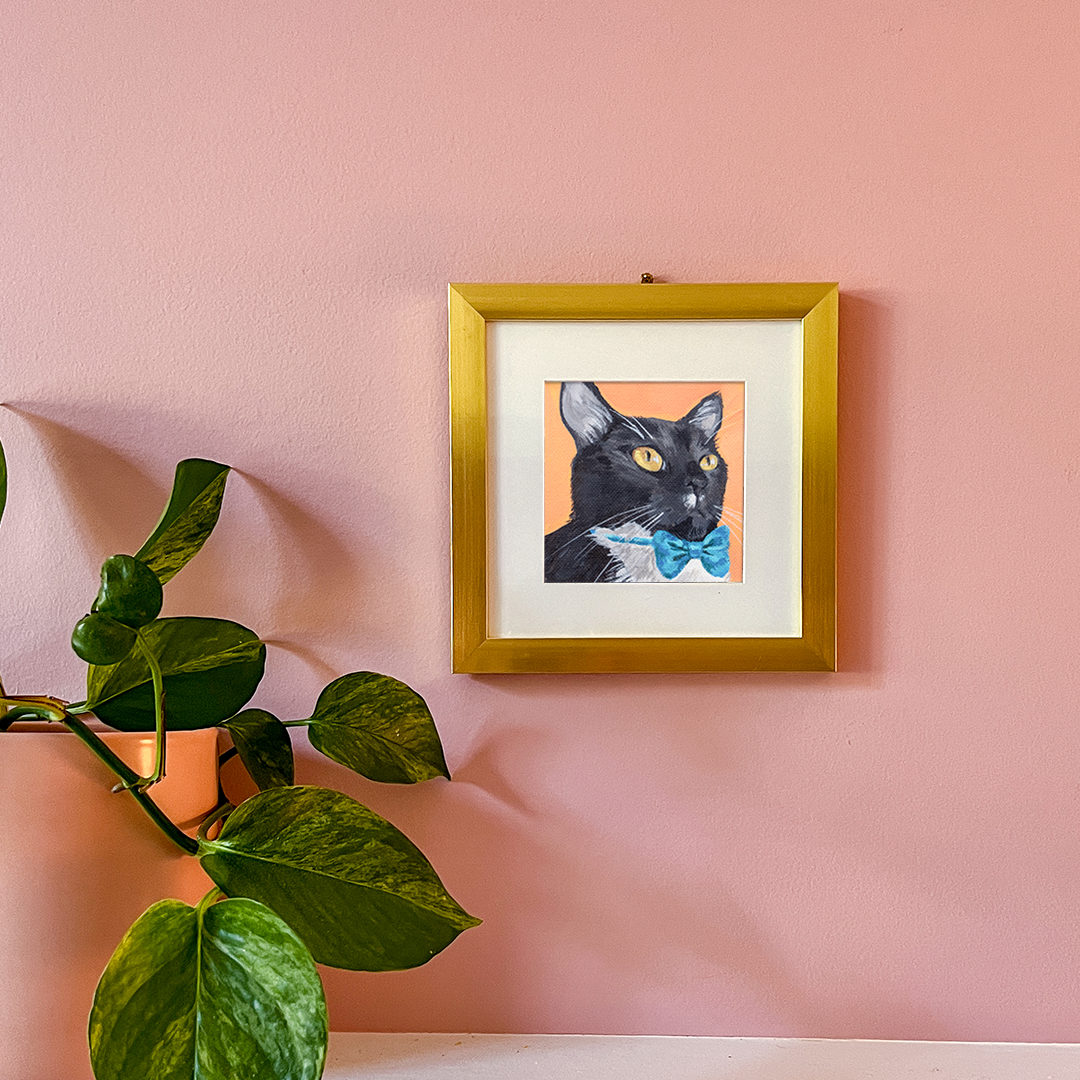Cat 80: Charlie Art Print