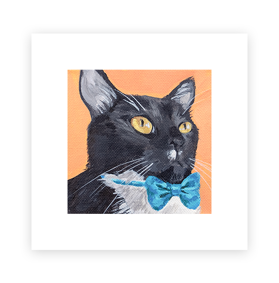 Cat 80: Charlie Art Print