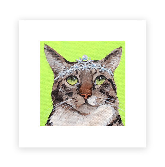 Cat 85: Ginny Art Print