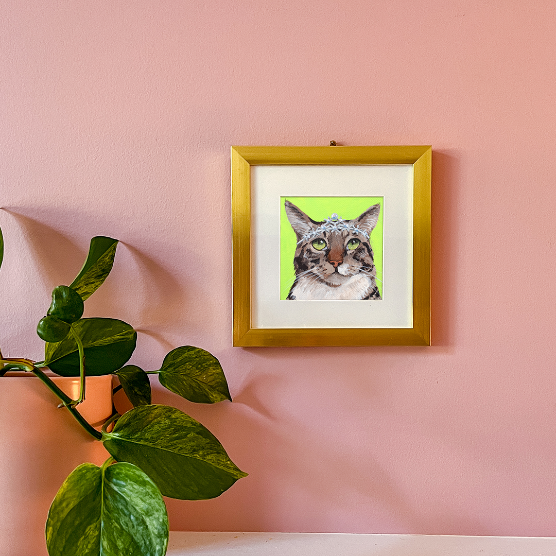 Cat 85: Ginny Art Print