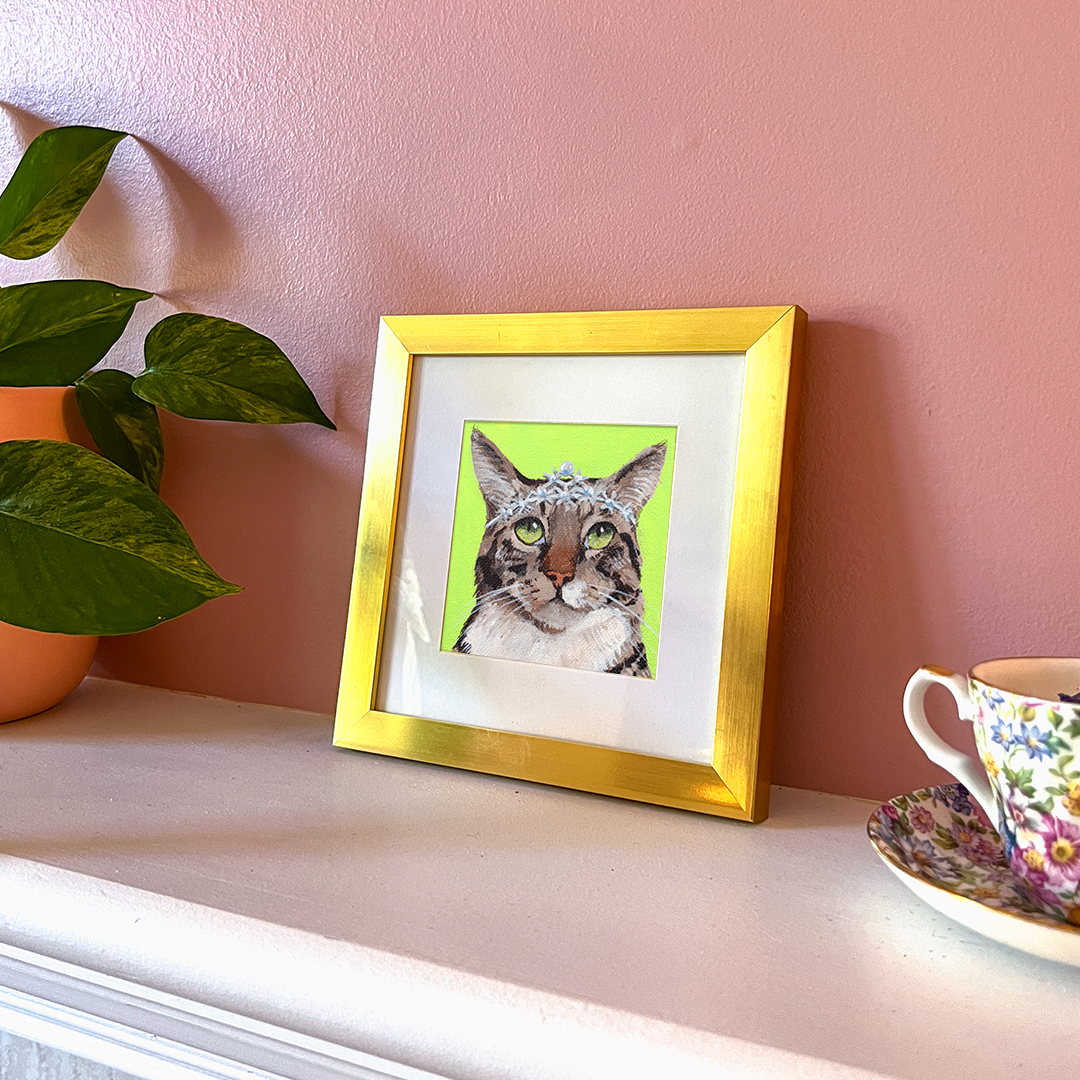 Cat 85: Ginny Art Print