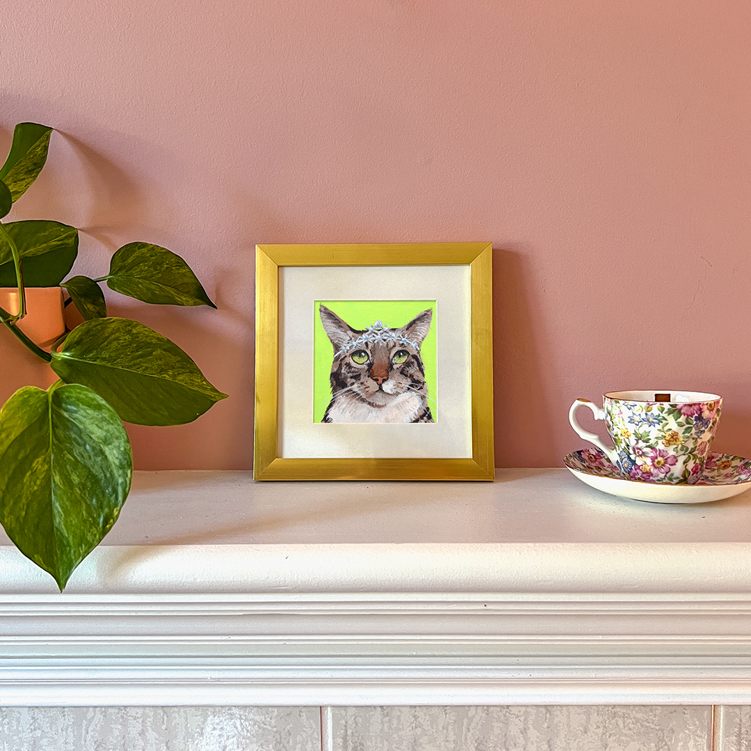 Cat 85: Ginny Art Print