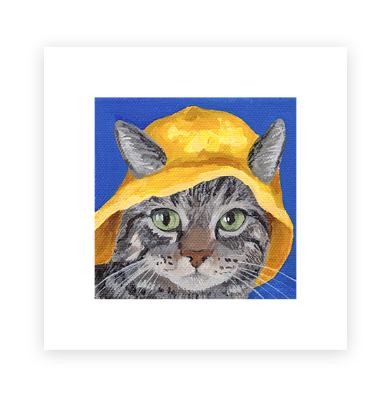 Cat 87: Rocky Art Print