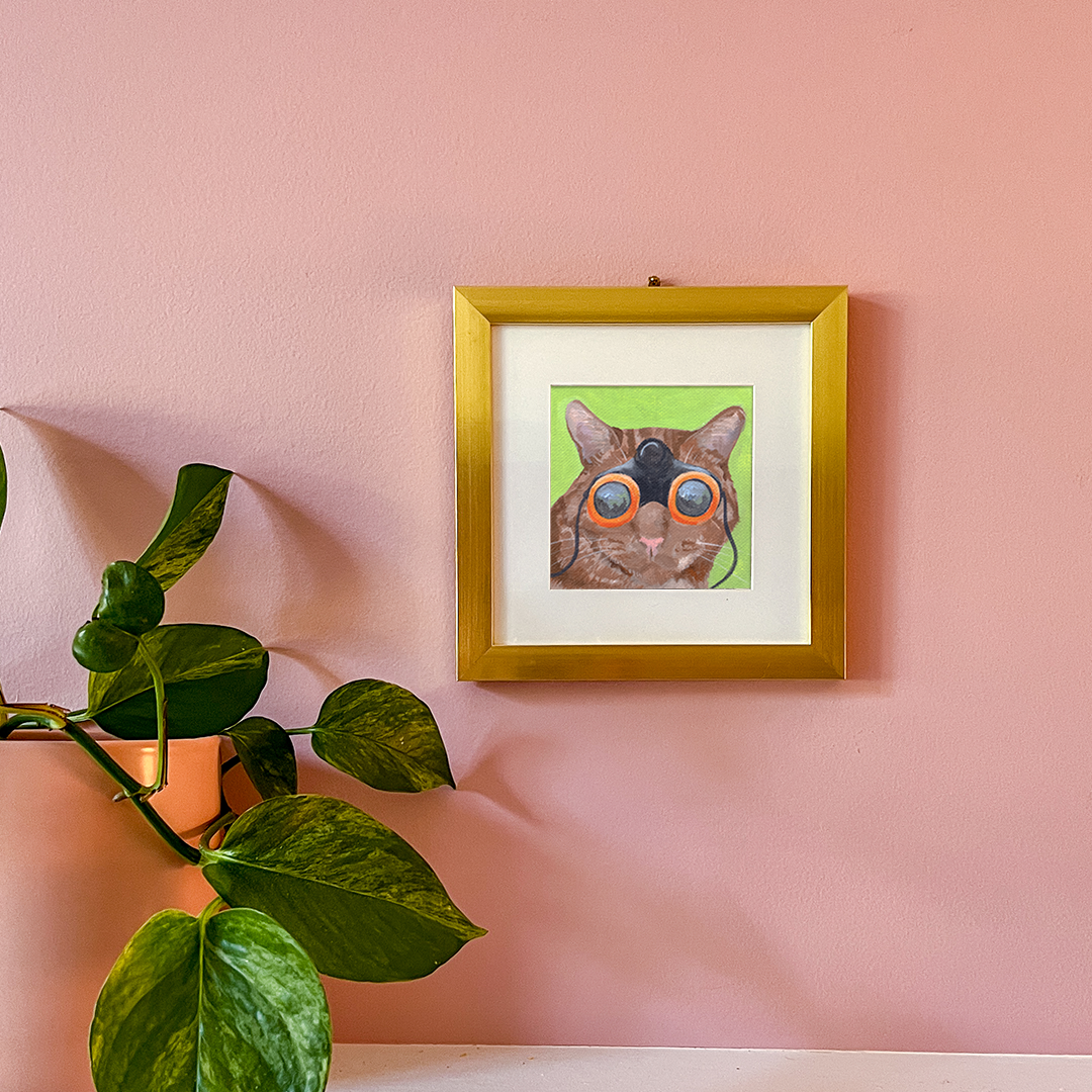 Cat 88: Pumpkin Art Print