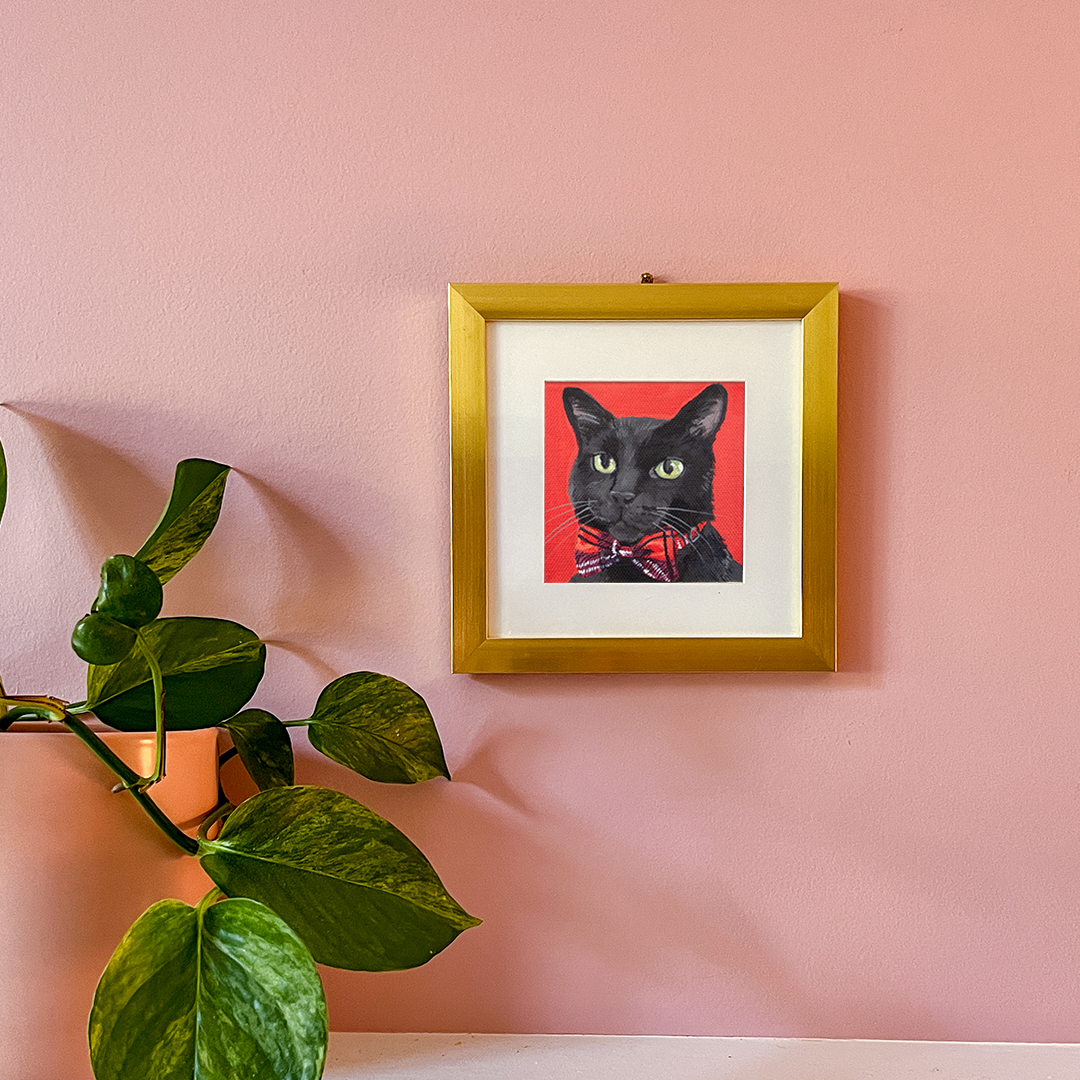 Cat 89: Teddy Art Print