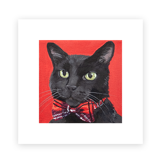Cat 89: Teddy Art Print