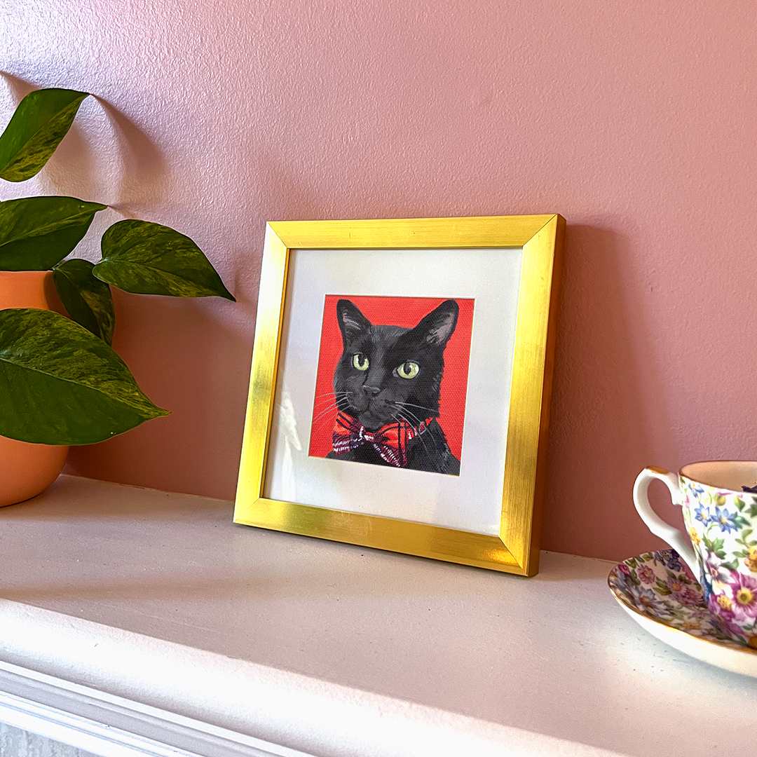 Cat 89: Teddy Art Print
