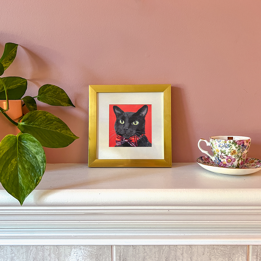 Cat 89: Teddy Art Print