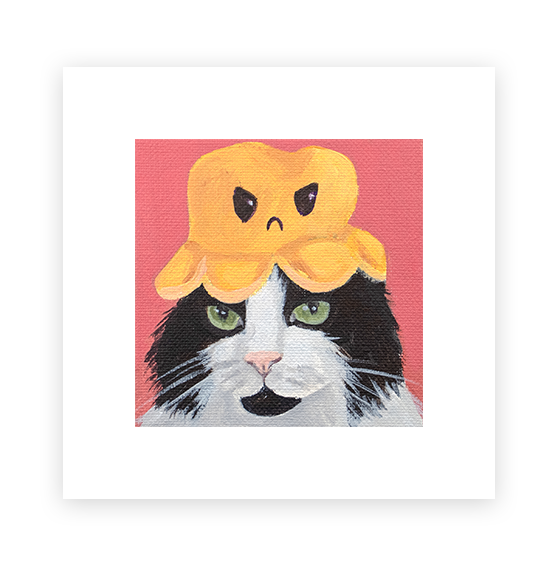 Cat 98: Ricky Art Print