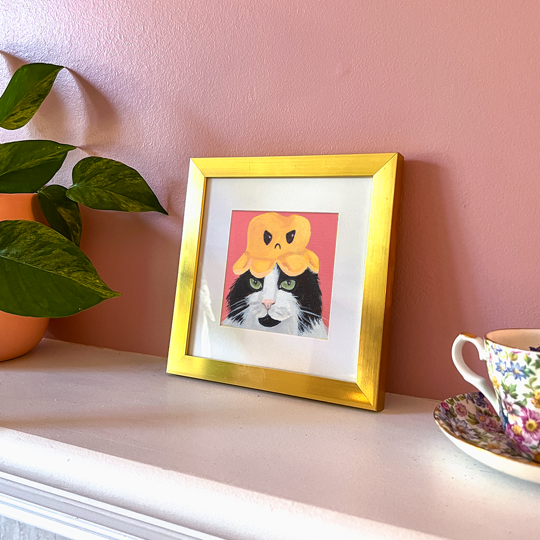 Cat 98: Ricky Art Print