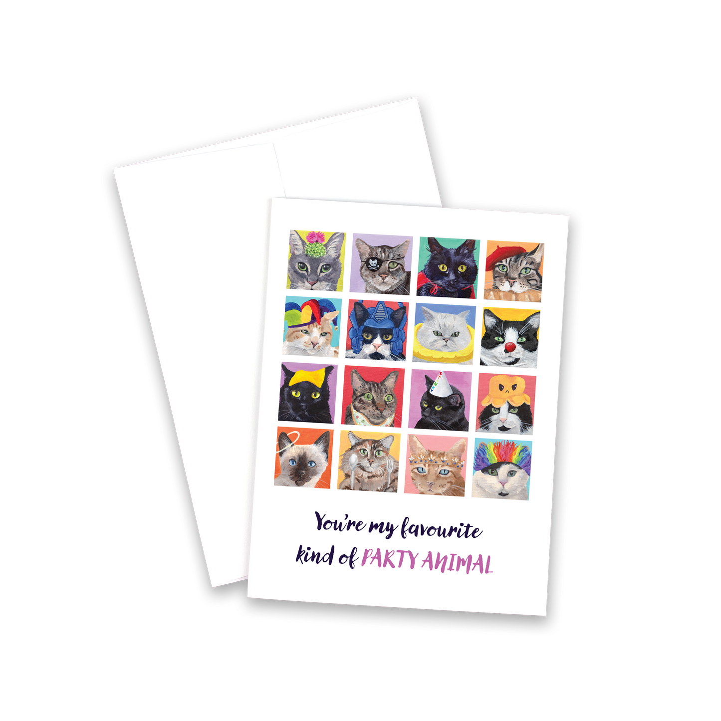 Greeting Card - You're my favourite kind of party animal