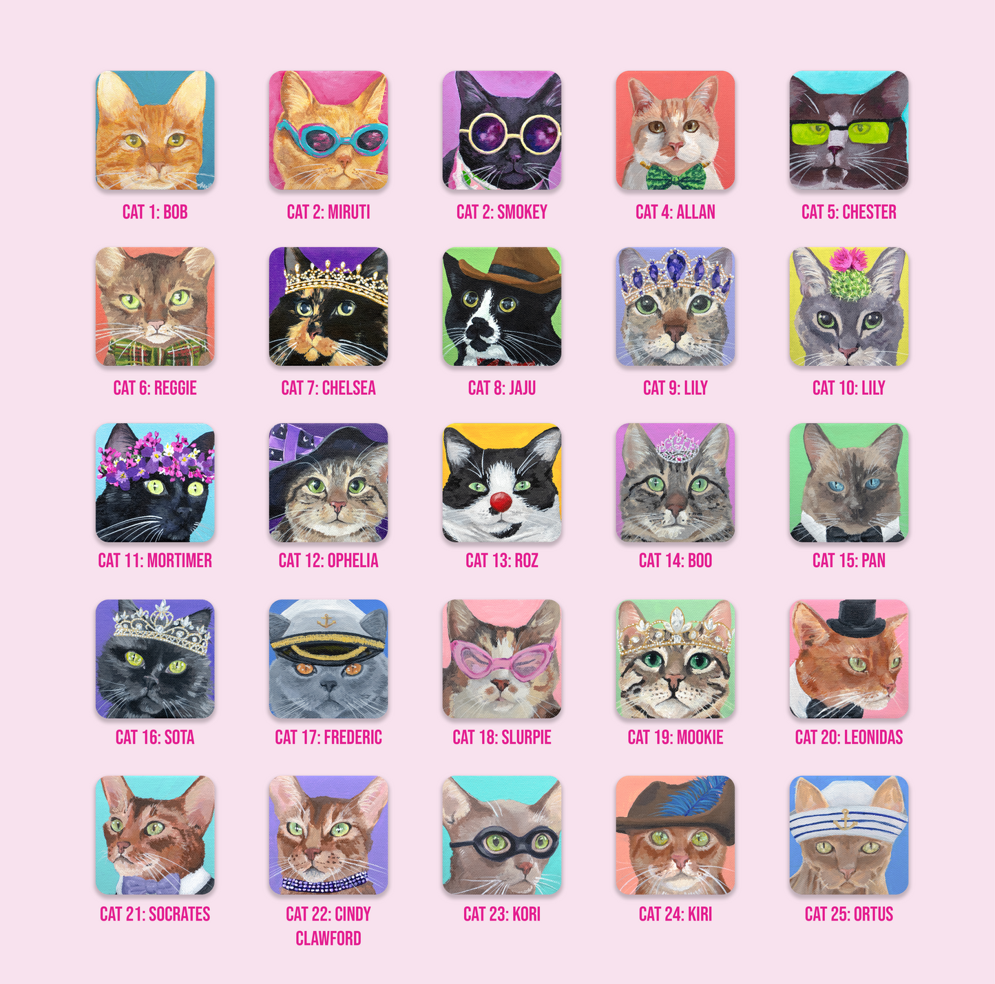 Sticker - 100 Cats