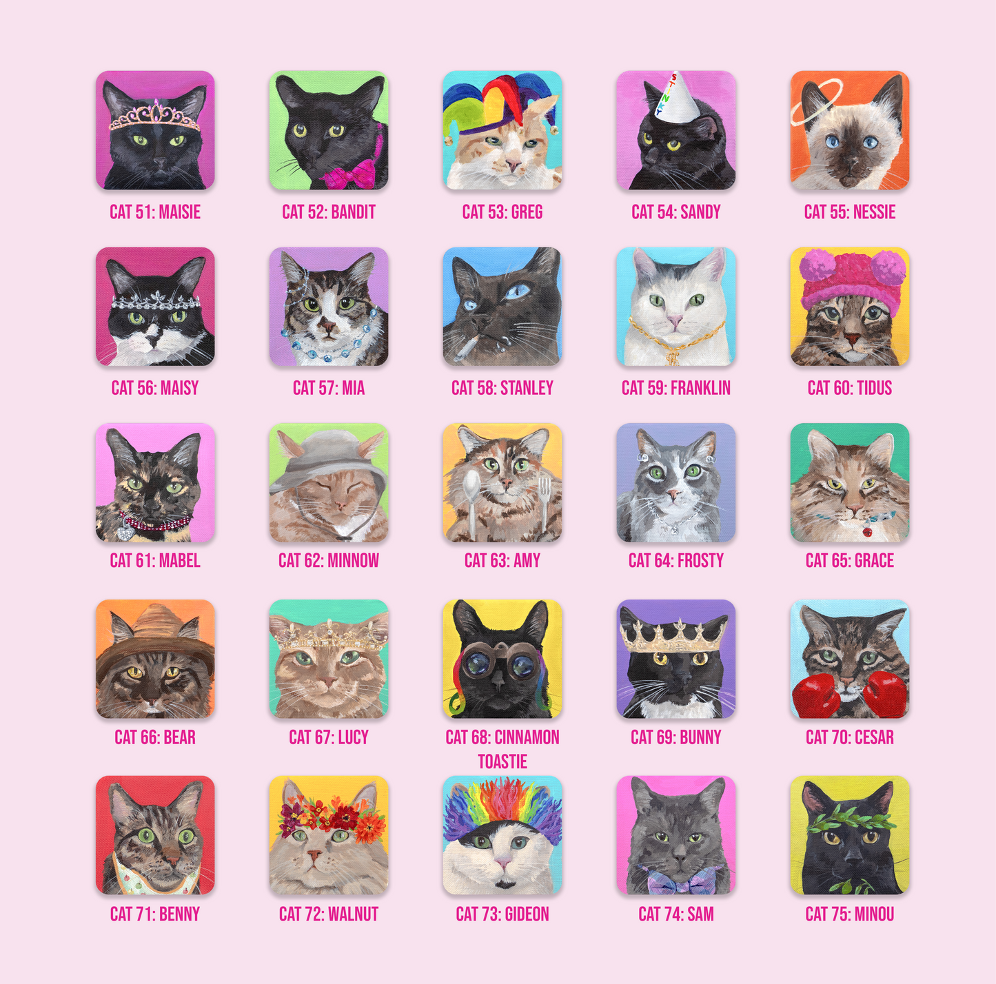 Sticker - 100 Cats