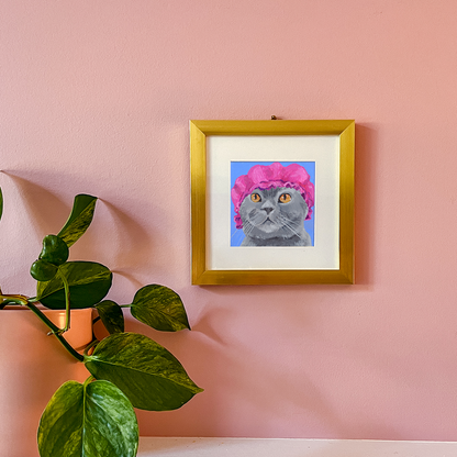 Cat 100: Winston Art Print