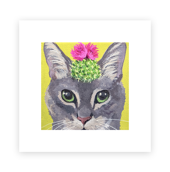Cat 10: Lily Art Print