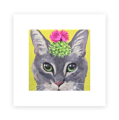 Cat 10: Lily Art Print