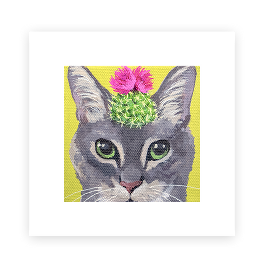 Cat 10: Lily Art Print