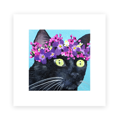 Cat 11: Mortimer Art Print