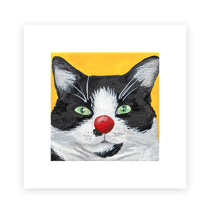 Cat 13: Roz Art Print