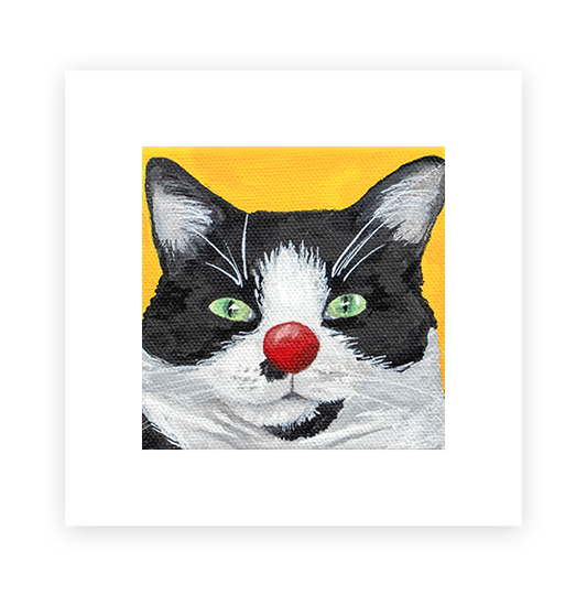 Cat 13: Roz Art Print