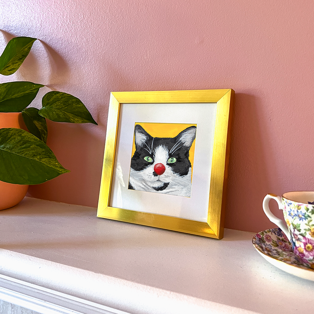 Cat 13: Roz Art Print