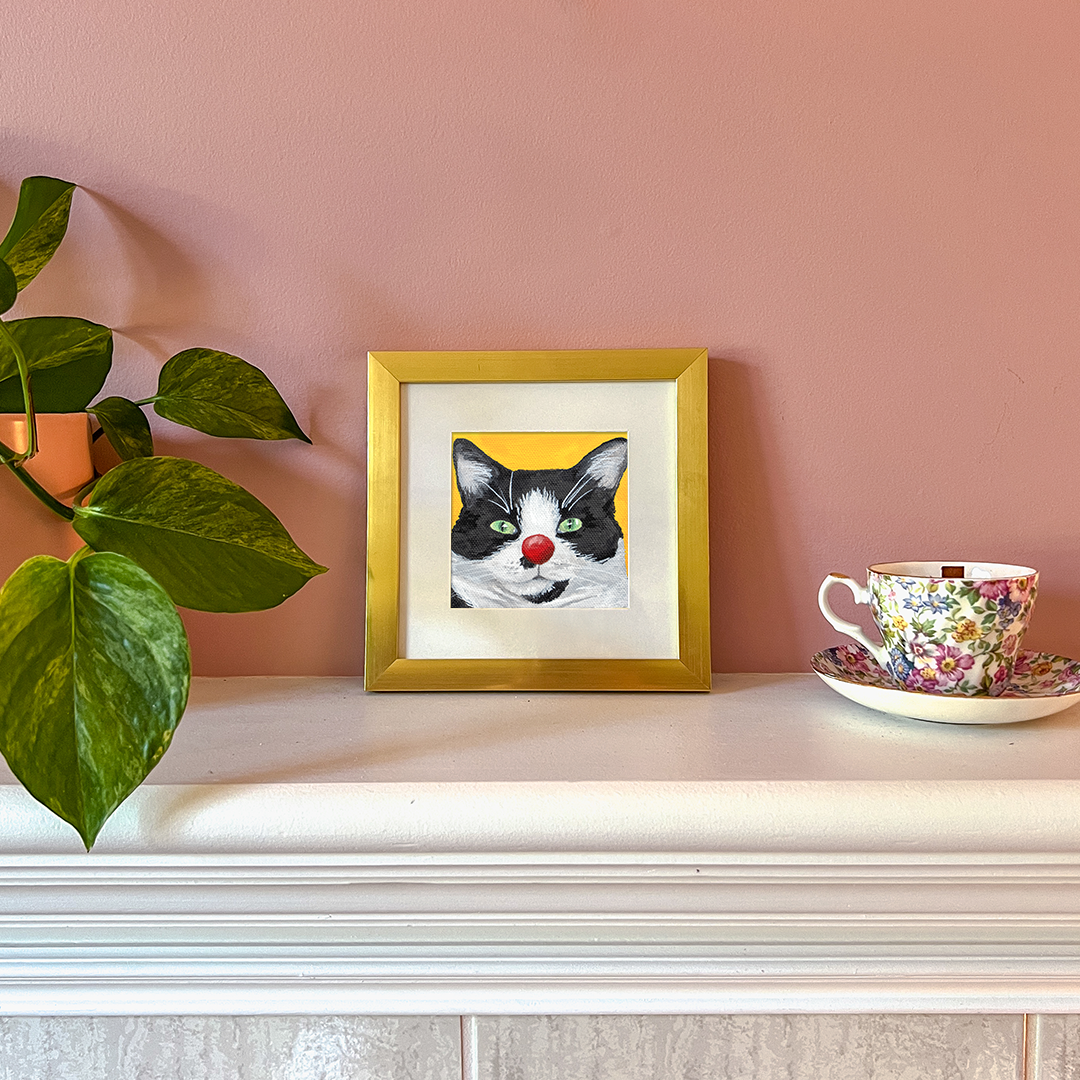 Cat 13: Roz Art Print
