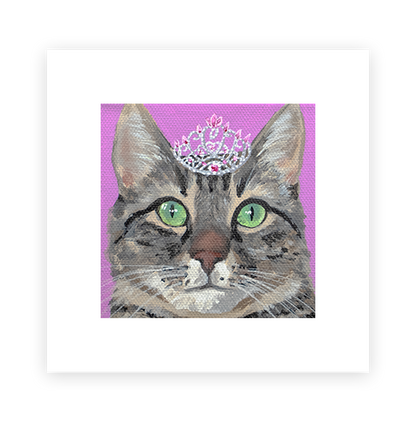 Cat 14: Boo Art Print