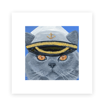 Cat 17: Frederic Art Print