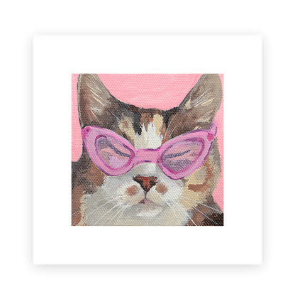 Cat 18: Slurpie Art Print