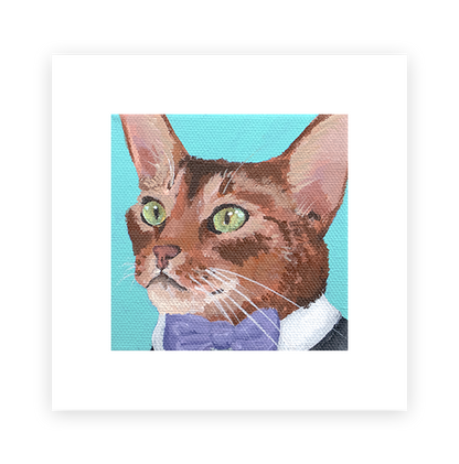 Cat 21: Socrates Art Print