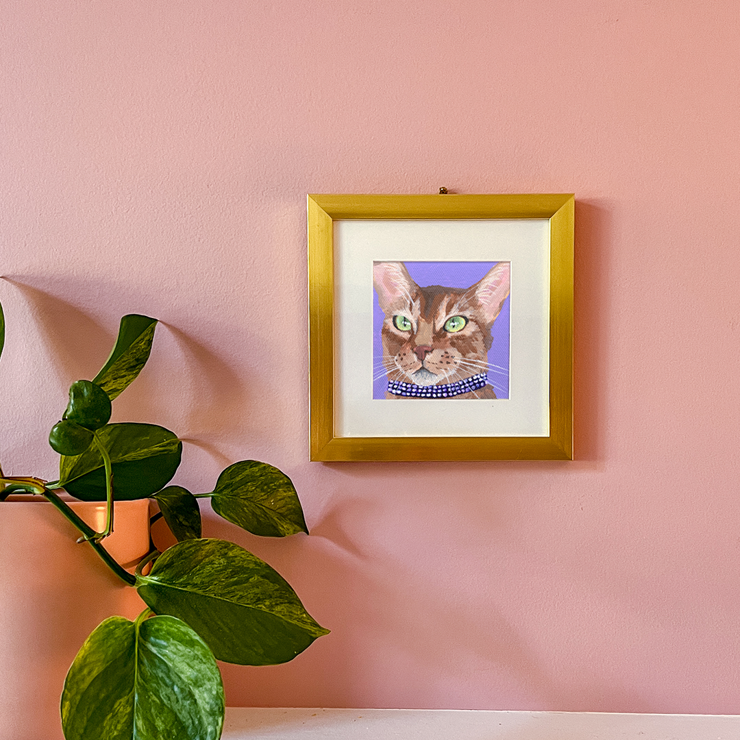 Cat 22: Cindy Clawford Art Print