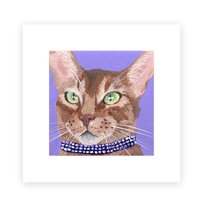Cat 22: Cindy Clawford Art Print