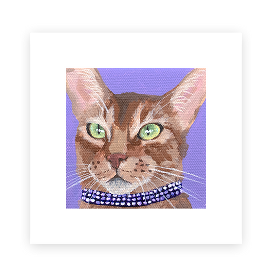 Cat 22: Cindy Clawford Art Print