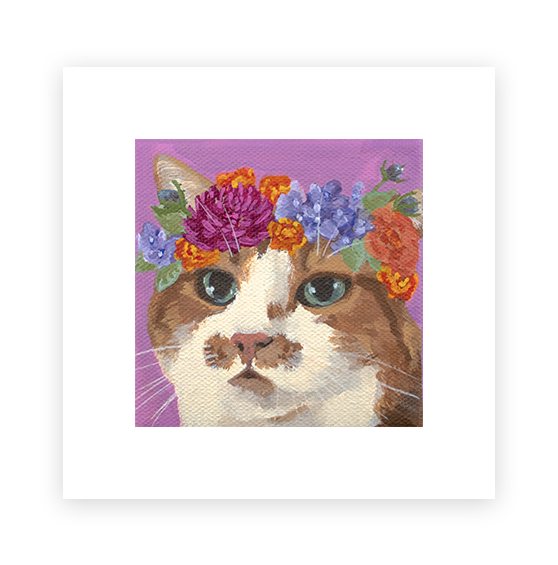 Cat 26: Cheese Art Print