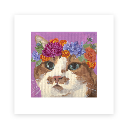 Cat 26: Cheese Art Print