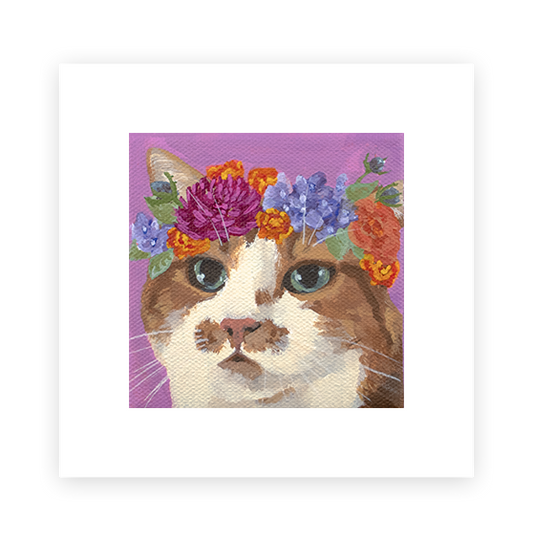 Cat 26: Cheese Art Print