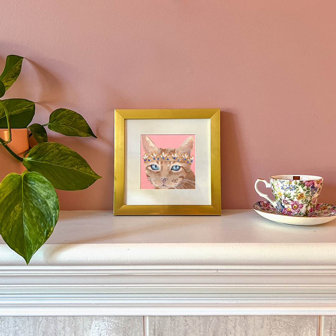 Cat 27: Milo Art Print