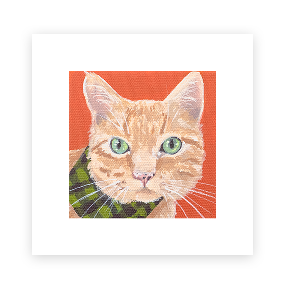 Cat 28: Toast Art Print