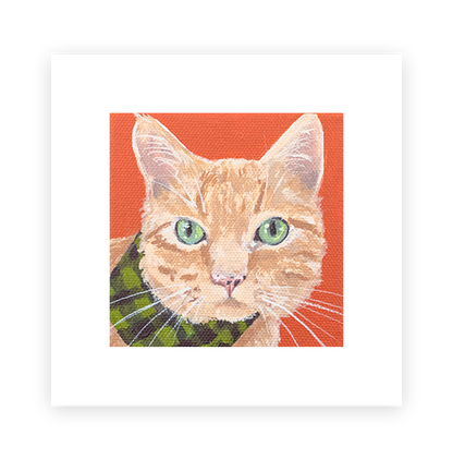 Cat 28: Toast Art Print