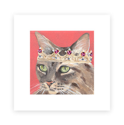 Cat 29: Oliver Art Print