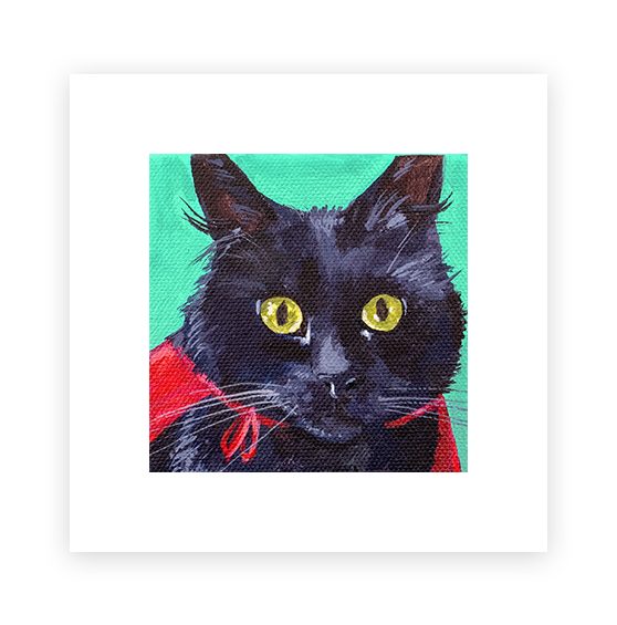 Cat 30: Fig Art Print
