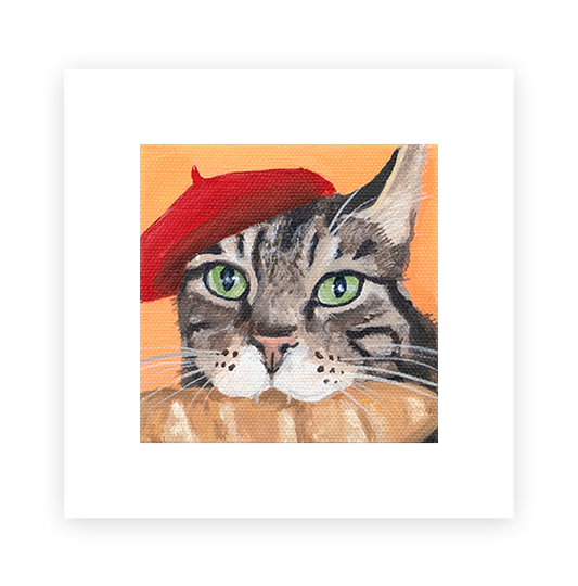 Cat 31: Perry Art Print