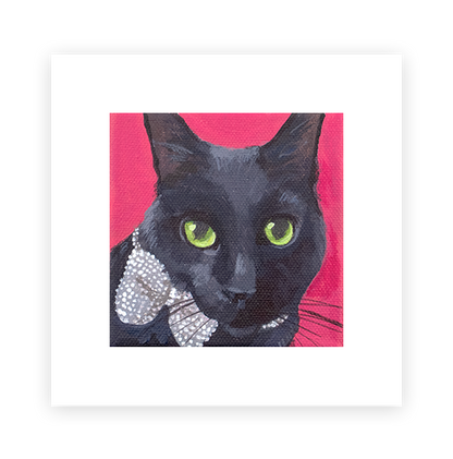Cat 34: Lucky Art Print