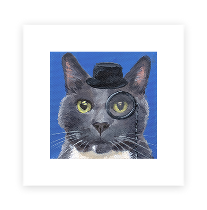 Cat 35: Earl Art Print