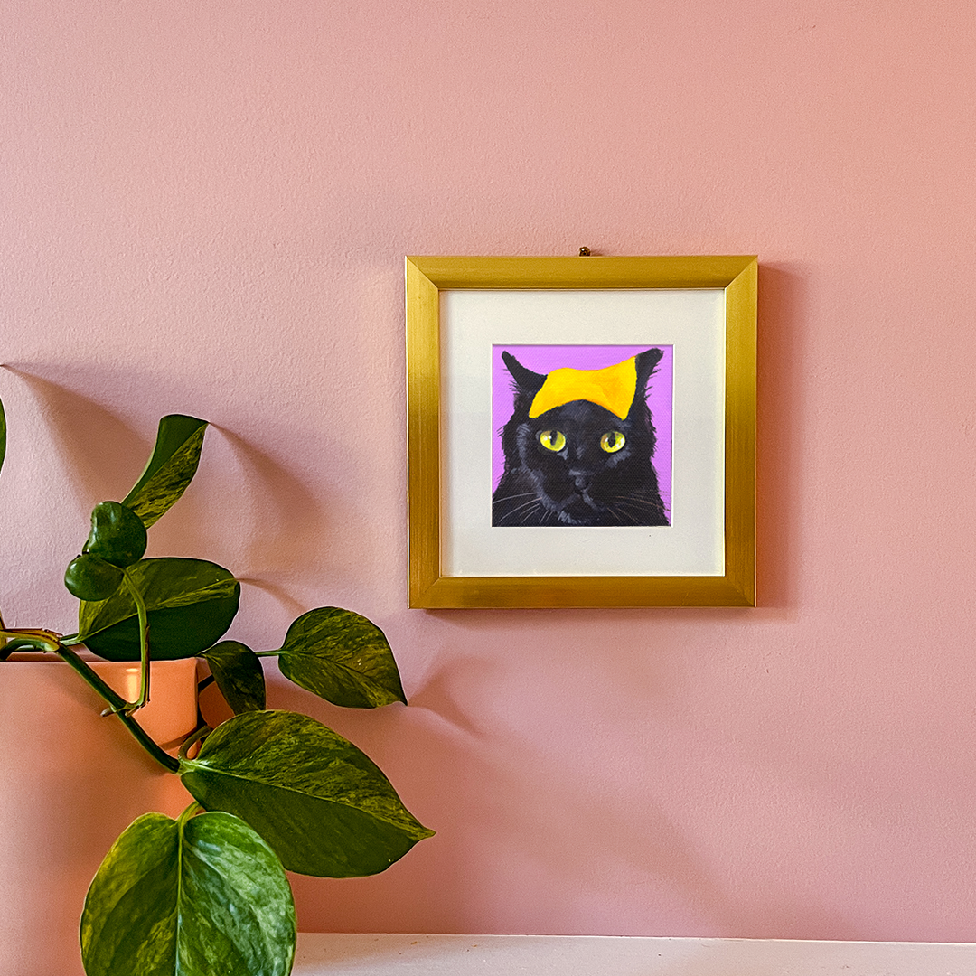 Cat 39: Starling Art Print