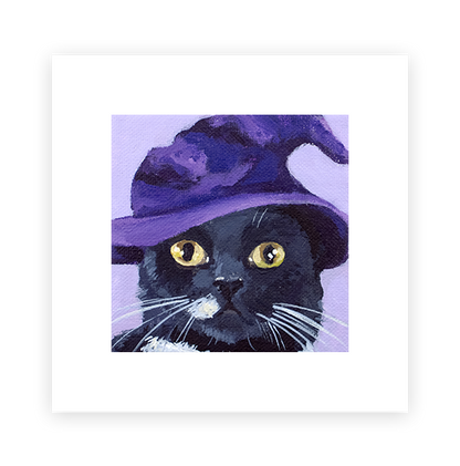 Cat 43: Boo Art Print