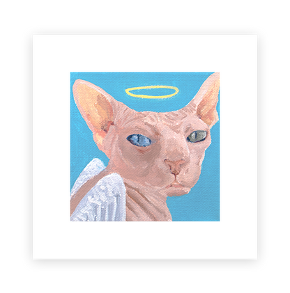 Cat 44: Stinky Art Print