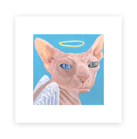 Cat 44: Stinky Art Print