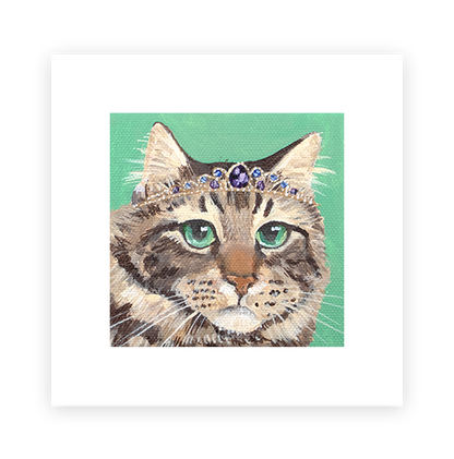 Cat 45: Louie Art Print