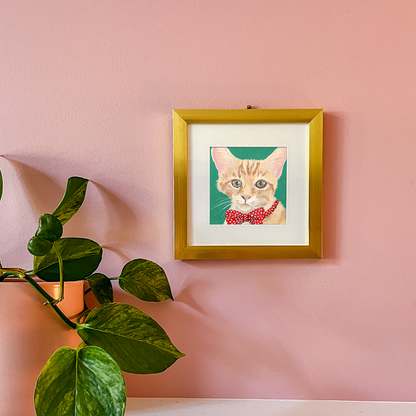 Cat 48: Theodore Art Print